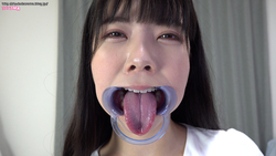 ② Completely subjective video of Shizuku Hanai! Oral observation! Lens licking! Spitting!