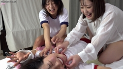 [Rezu set prime! ] Mitsuki Nagisa, Chiharu Miyazawa, Mizuki Yayoi&#39;s two lesbian tickling sets !!