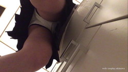 * New sample * [Voyeurism] Skirt where my sister is brushing her teeth in her uniform