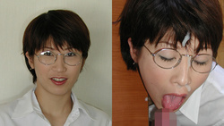 Semen female teacher's glasses facial cumshots! Students cum mania! Mochizuki, Masako's daily sermon