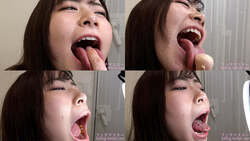 With premium version! Ena Satsuki&#39;s maniac oral observation and oral fetish play! [Mouth Fetish] [Rounding]