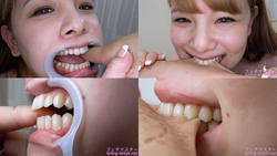 [Biting] Perfect alignment of teeth! Nina Nishimura is seriously biting for the first time in a long time! Part 1