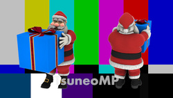 Santa Claus (with alpha channel) FHD, set of 4